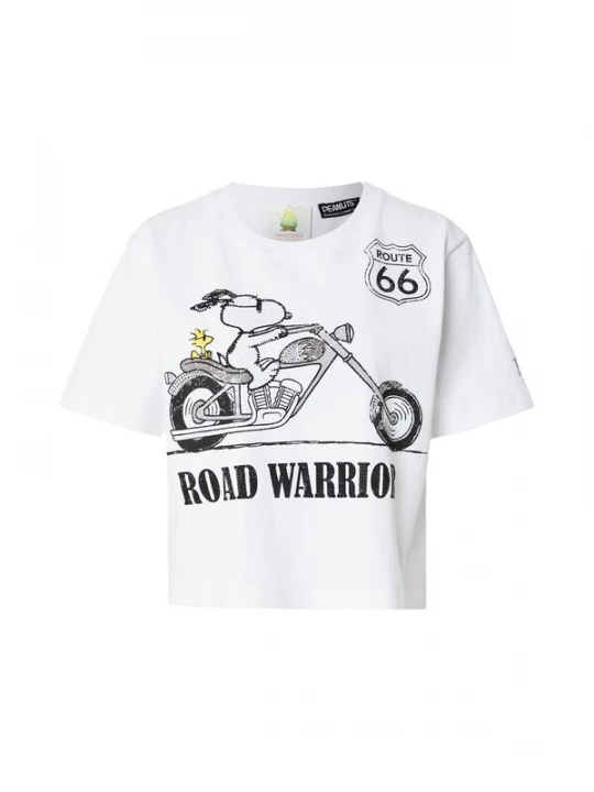 Obrázek produktu PRINCESS GOES HOLLYWOOD Tričko 'Snoopy Road Warrior' žlutá / černá / offwhite
