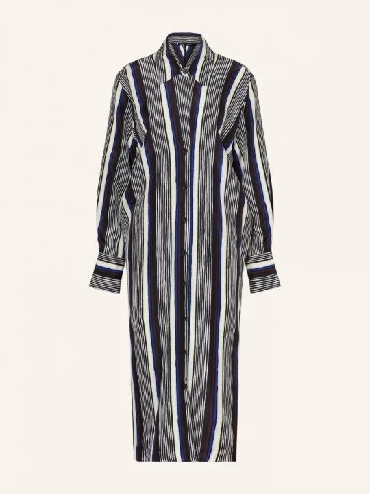 Obrázek produktu Proenza Schouler Hedvábné Šaty Amira černá / modrá / bílá