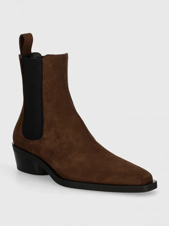 Obrázek produktu Proenza Schouler Semišové kotníkové boty Proenza Schouler Bronco hnědá
