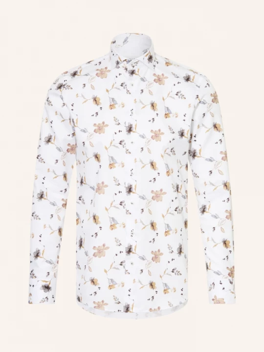 Obrázek produktu Profuomo Košile Slim Fit bílá / hnědá / šedá