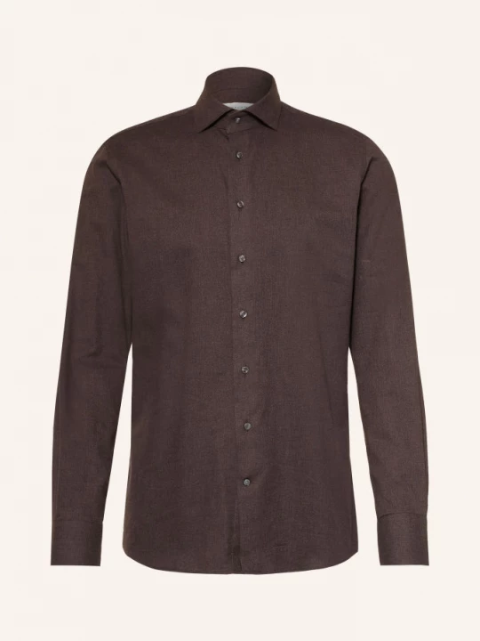 Obrázek produktu Profuomo Košile Slim Fit tmavě hnědá