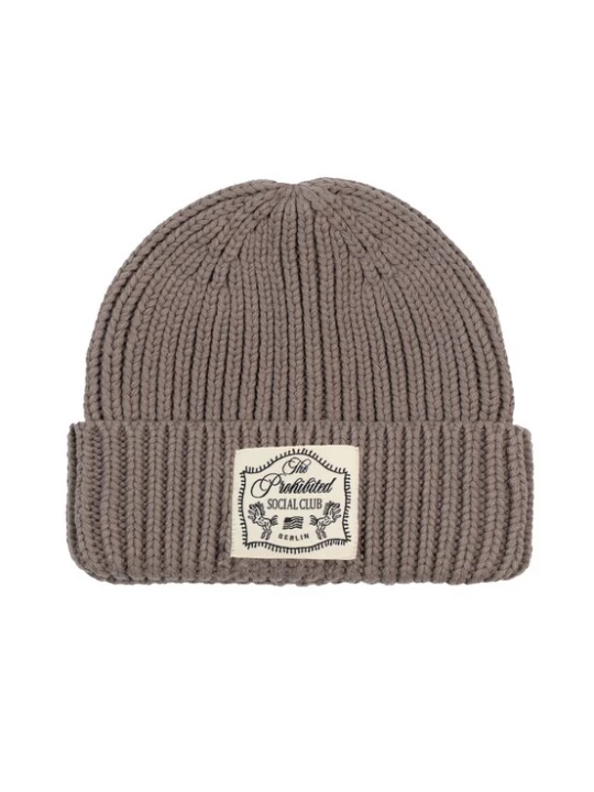 Obrázek produktu Prohibited Čepice 'Lowkey Vintage' béžová / šedobéžová