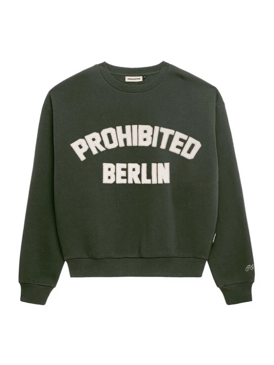 Obrázek produktu Prohibited Mikina 'Berlin' olivová / bílá