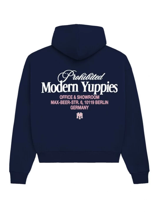 Obrázek produktu Prohibited Mikina 'Modern Yuppie' tmavě modrá / světle růžová / bílá