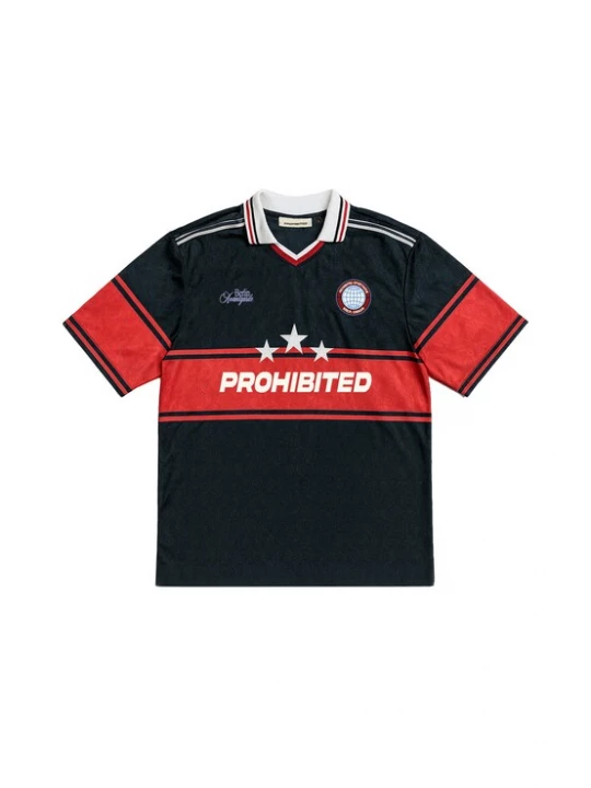 Obrázek produktu Prohibited Tričko 'Basler' červená / černá / bílá
