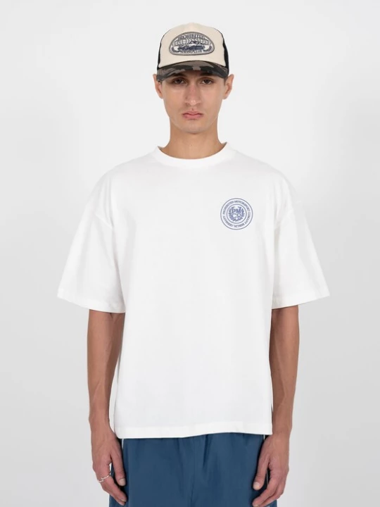 Obrázek produktu Prohibited Tričko 'Horse Racer' tmavě modrá / červená třešeň / offwhite