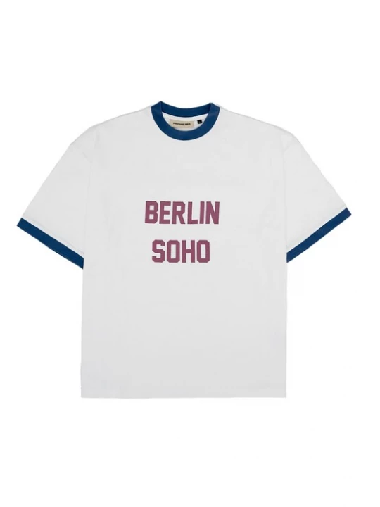Obrázek produktu Prohibited Tričko tmavě modrá / červená / offwhite