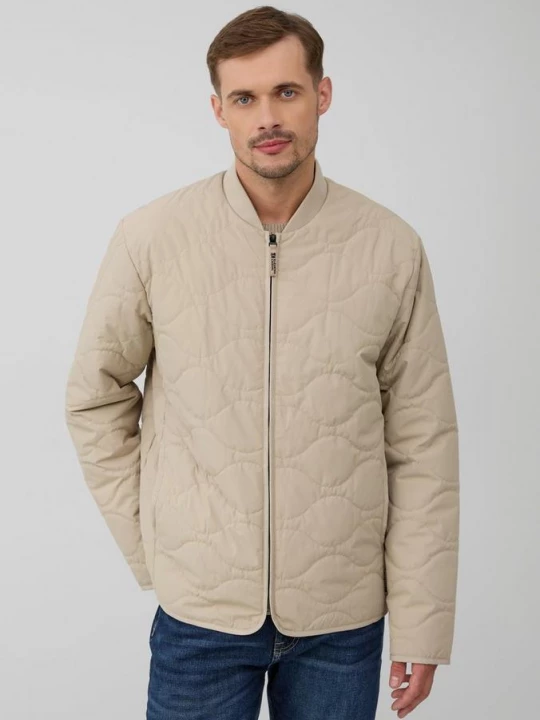 Obrázek produktu Prošívaná bunda bomber s lehkou podšívkou s.Oliver béžová