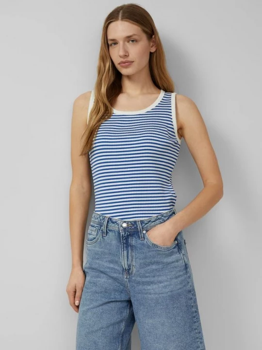 Obrázek produktu Proužky! Top s úzkým střihem Slim Fit s.Oliver béžová