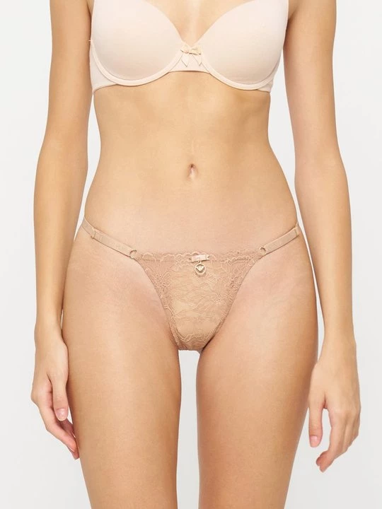 Obrázek produktu Provázková tanga Emporio Armani hnědá