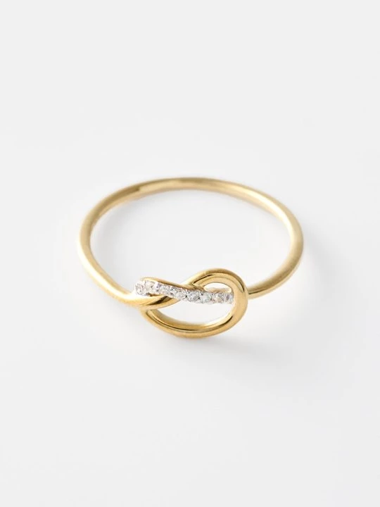 Obrázek produktu Prsten Diamant Exquis zlatá barva