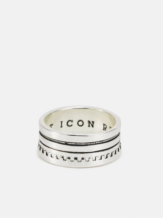 Obrázek produktu Prsten Icon Brand stříbrná barva