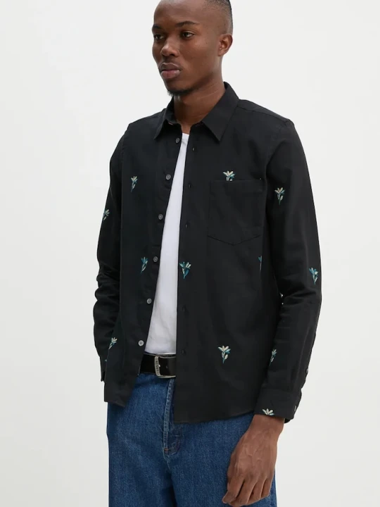 Obrázek produktu PS Paul Smith Bavlněná košile černá