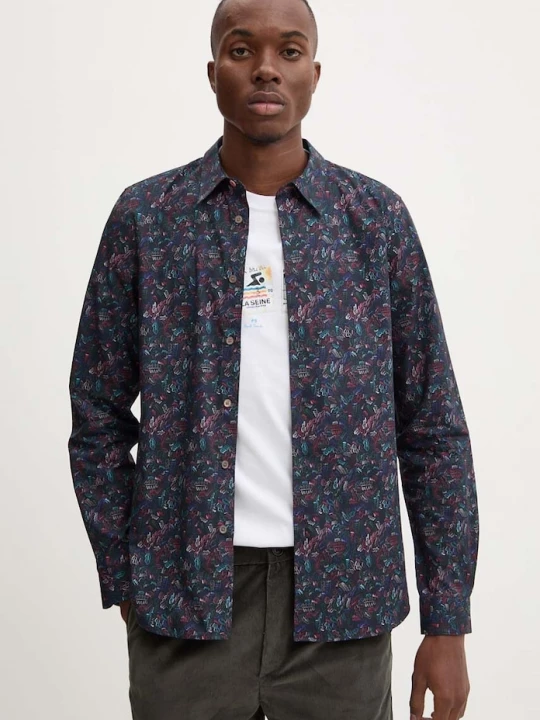 Obrázek produktu PS Paul Smith Bavlněná košile PS Paul Smith černá