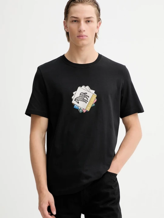 Obrázek produktu PS Paul Smith Bavlněné tričko černá