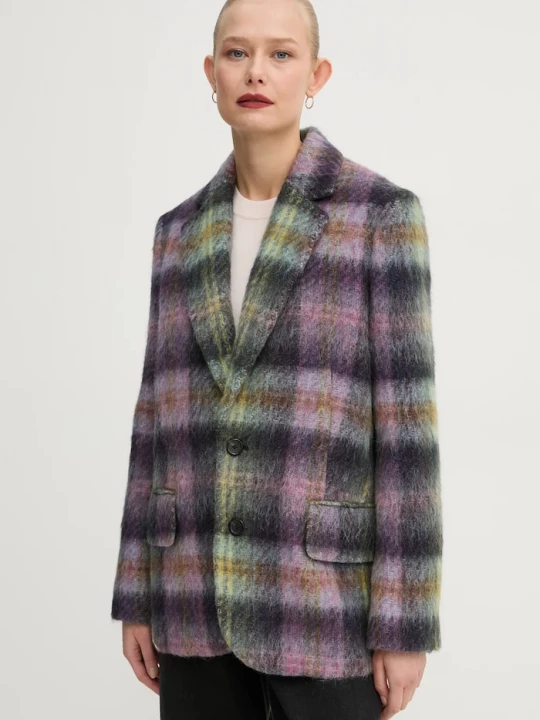 Obrázek produktu PS Paul Smith Blazer s příměsí vlny PS Paul Smith fialová