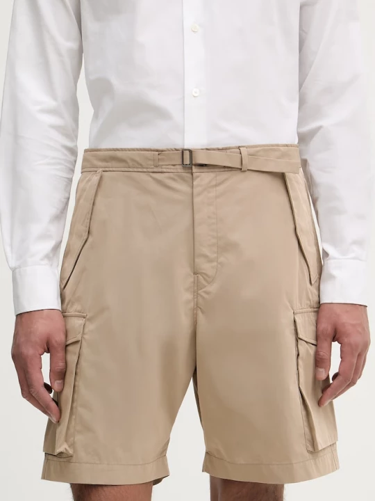 Obrázek produktu PS Paul Smith cargo šortky pánské s bavlnou béžová