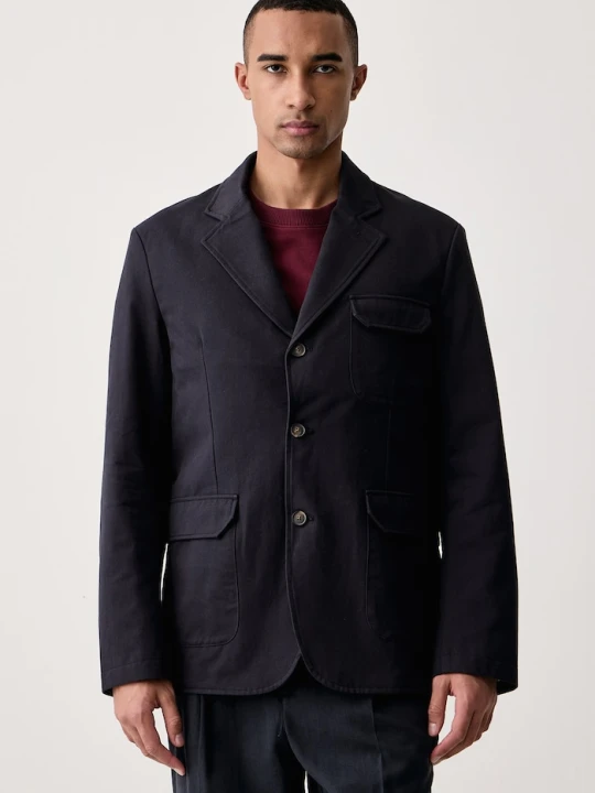 Obrázek produktu PS Paul Smith dvoudílný oblek pánský bavlněný námořnická modř