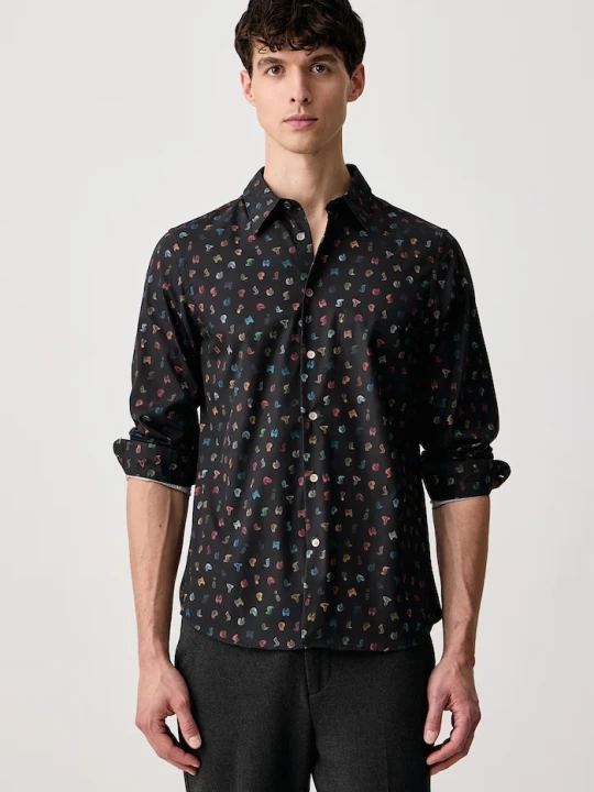 Obrázek produktu PS Paul Smith košile pánská bavlněná černá
