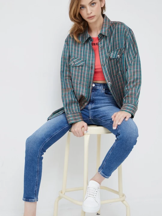Obrázek produktu PS Paul Smith Košile s příměsí lnu PS Paul Smith