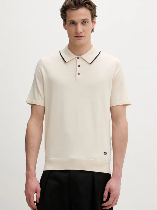 Obrázek produktu PS Paul Smith polo pánské bavlněné béžová