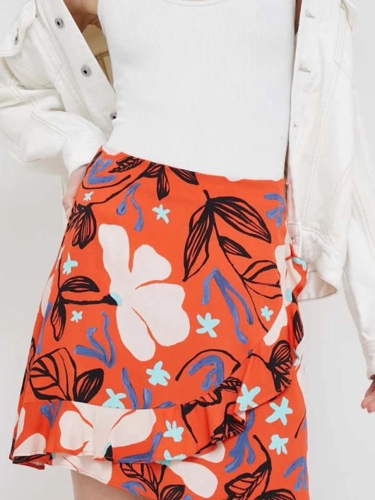 Obrázek produktu PS Paul Smith Sukně PS Paul Smith oranžová