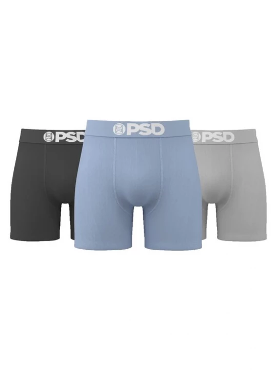 Obrázek produktu PSD Boxerky '5I3PK' světlemodrá / šedá / černá / bílá