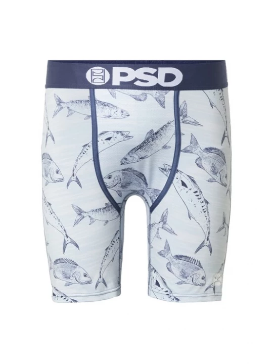 Obrázek produktu PSD Boxerky 'Hooey Gulf' světlemodrá / tmavě modrá / bílá