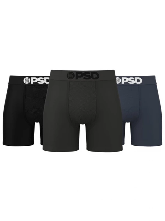 Obrázek produktu PSD Boxerky  marine modrá / šedá / černá