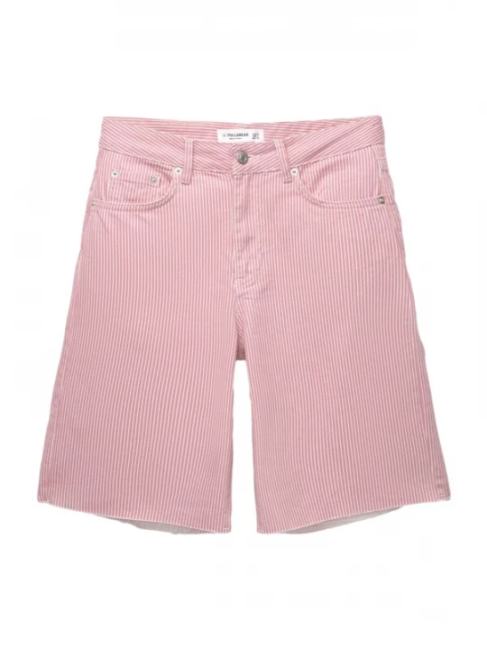Obrázek produktu Pull&Bear Džíny červená / bílá