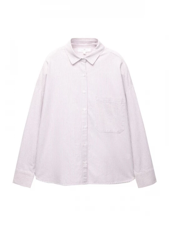 Obrázek produktu Pull&Bear Halenka 'PACIFIC' bledě fialová / bílá