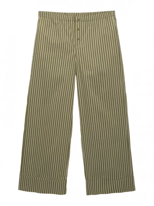 Obrázek produktu Pull&Bear Kalhoty olivová / offwhite