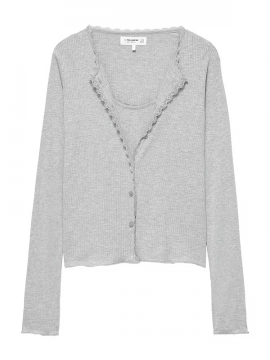 Obrázek produktu Pull&Bear Kardigan šedá