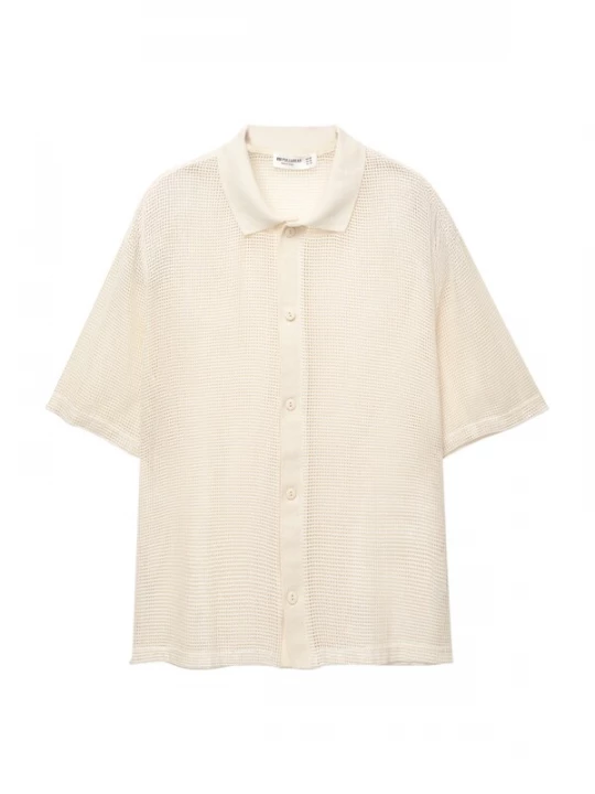 Obrázek produktu Pull&Bear Košile barva bílé vlny