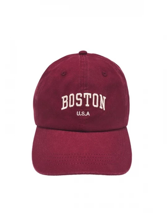 Obrázek produktu Pull&Bear Kšiltovka 'BOSTON' brusinková / bílá
