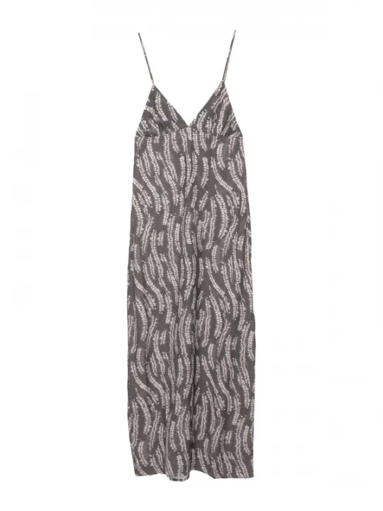 Obrázek produktu Pull&Bear Letní šaty kouřově modrá / offwhite