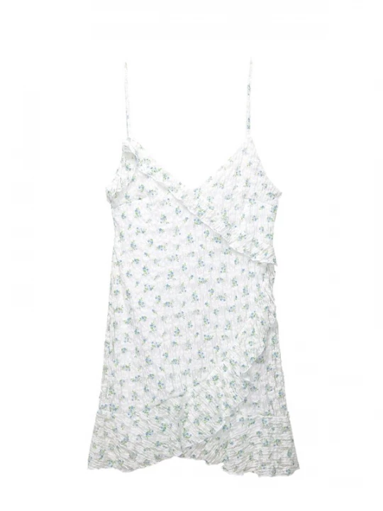 Obrázek produktu Pull&Bear Letní šaty světlemodrá / zelená / bílá