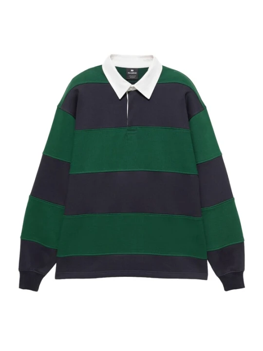 Obrázek produktu Pull&Bear Mikina námořnická modř / jedle / bílá