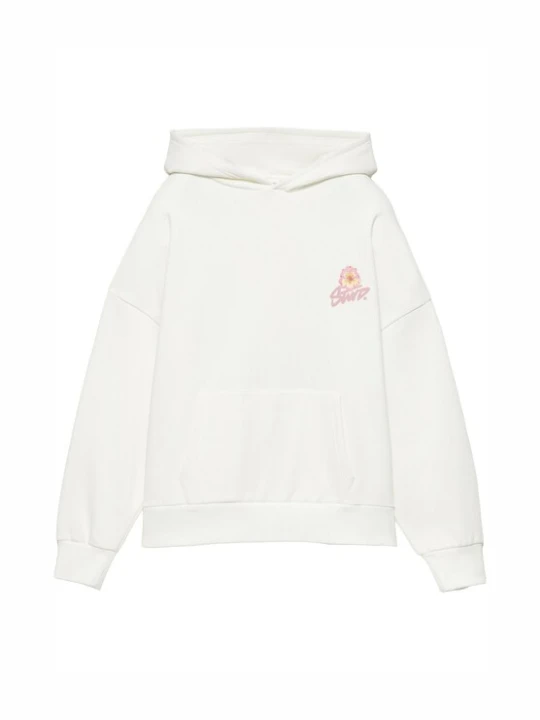 Obrázek produktu Pull&Bear Mikina světle žlutá / růžová / bílá