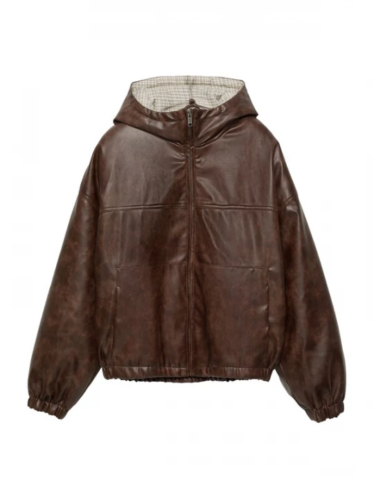 Obrázek produktu Pull&Bear Přechodná bunda 'CAZADORA' hnědá