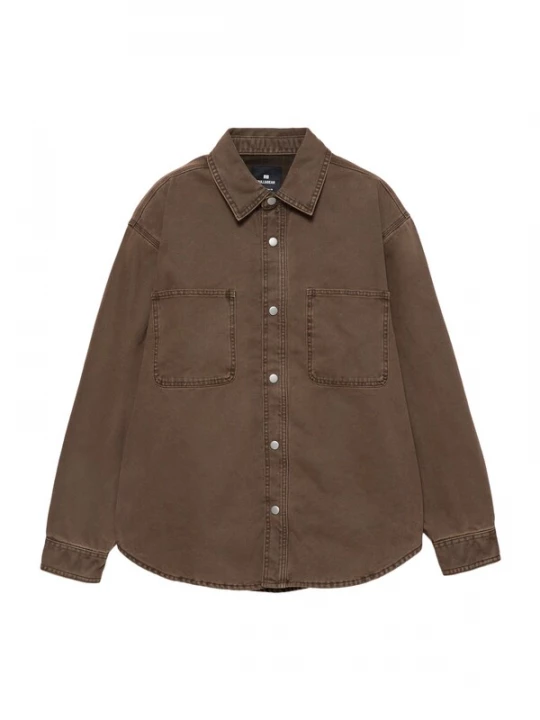 Obrázek produktu Pull&Bear Přechodná bunda čokoládová
