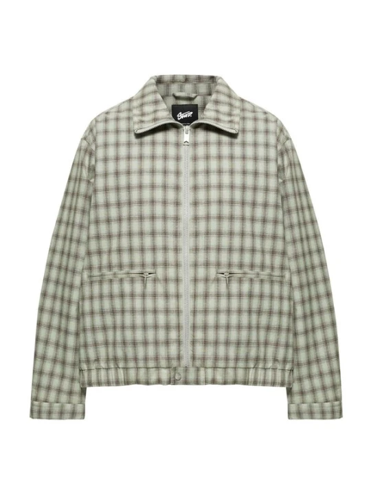 Obrázek produktu Pull&Bear Přechodná bunda hnědá / světle zelená