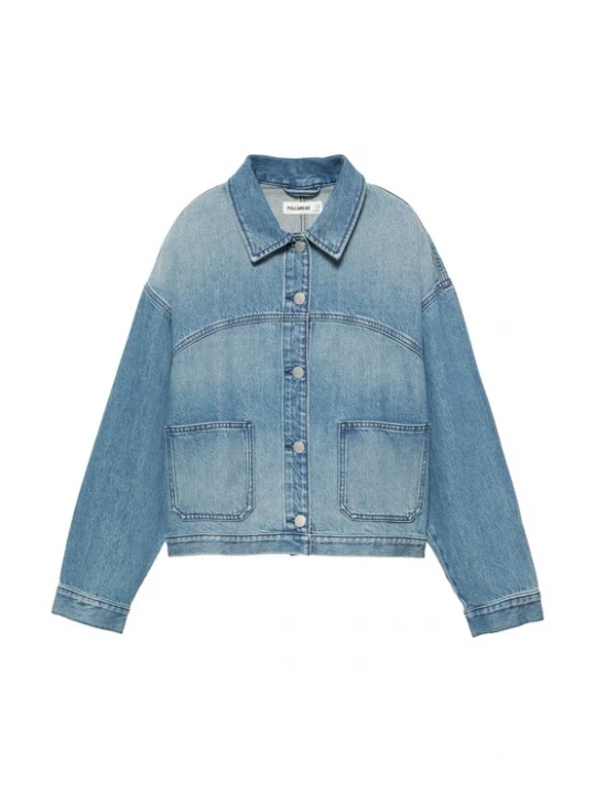 Obrázek produktu Pull&Bear Přechodná bunda modrá džínovina