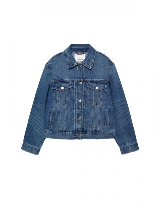 Obrázek produktu Pull&Bear Přechodná bunda modrá džínovina