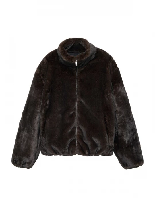 Obrázek produktu Pull&Bear Přechodná bunda tmavě hnědá