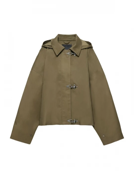 Obrázek produktu Pull&Bear Přechodný kabát olivová