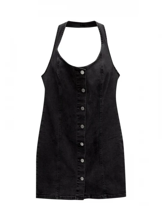 Obrázek produktu Pull&Bear Šaty černá džínovina
