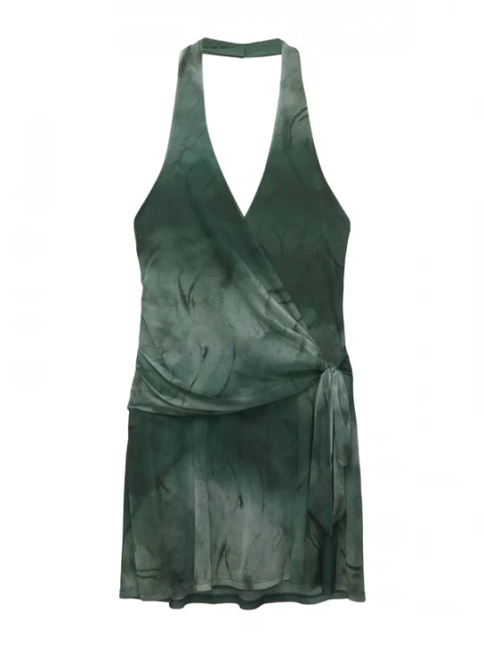 Obrázek produktu Pull&Bear Šaty mátová / tmavě zelená