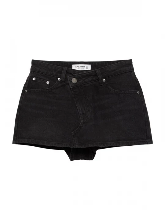Obrázek produktu Pull&Bear Sukně černá džínovina