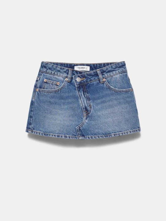 Obrázek produktu Pull&Bear Sukně modrá džínovina